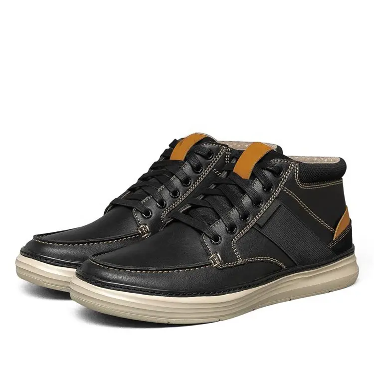 China New Style Hot Selling Comfortable Casual Shoes Sneakers Mid Top Men's Casual Shoes
