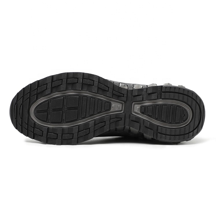 China  Lace-up Black Anti-Slippery Wear Resistant Casual Sport Walking Running Sneaker Shoes