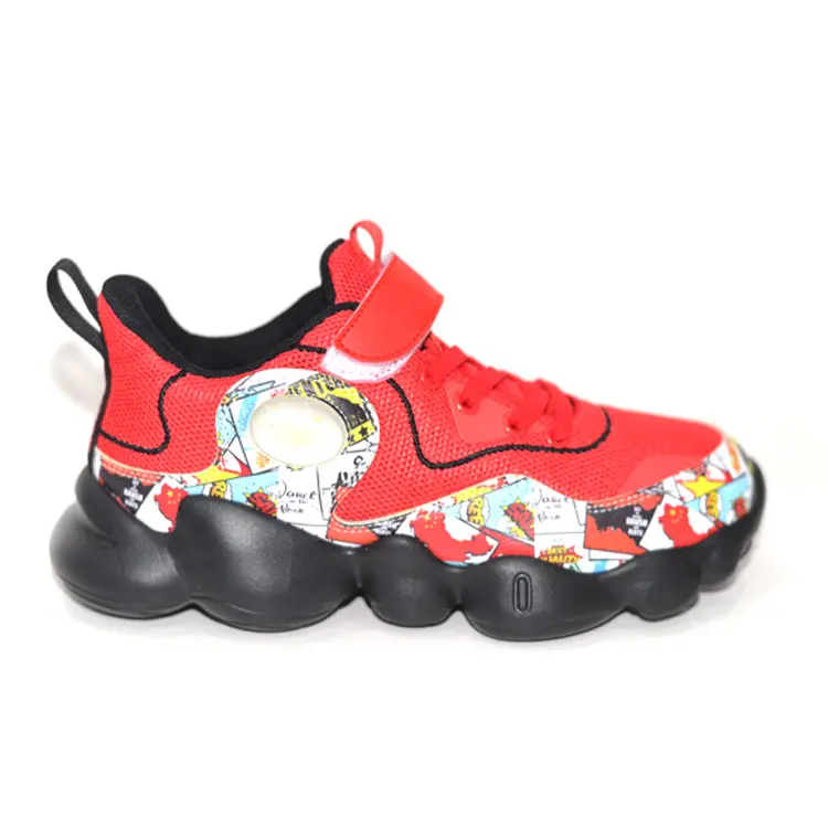 China Maker Wholesale Boy Girl Lightweight Comfortable Casual Kids Outdoor Sport Shoes