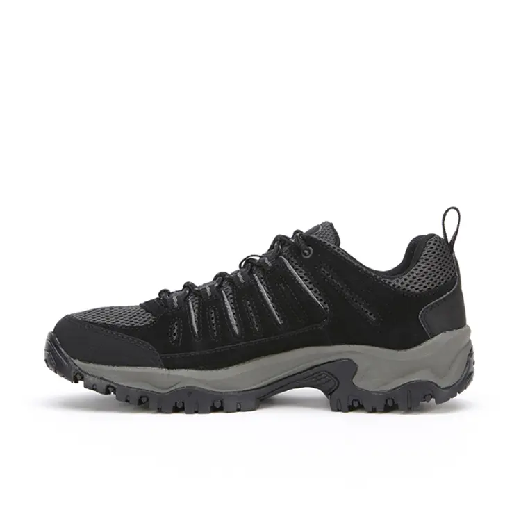 Hot Sale Climbing Breathable Outdoor Brand Design Black Men's Running Shoes For Outdoor
