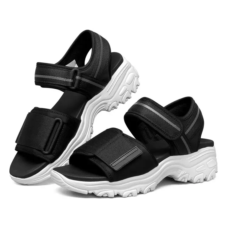 Custom Footwear Simple Stylish Lady Girls Zapatos Casual Beach Sandals Women Fashion Platform Sandals