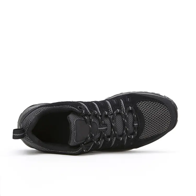 Hot Sale Climbing Breathable Outdoor Brand Design Black Men's Running Shoes For Outdoor