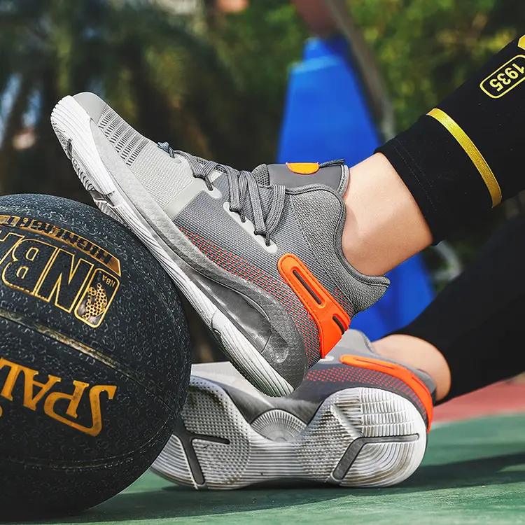 China Factory Athletic Anti-Slip Zapatillas Sneaker Custom Logo Men Cheapest Basketball Shoes