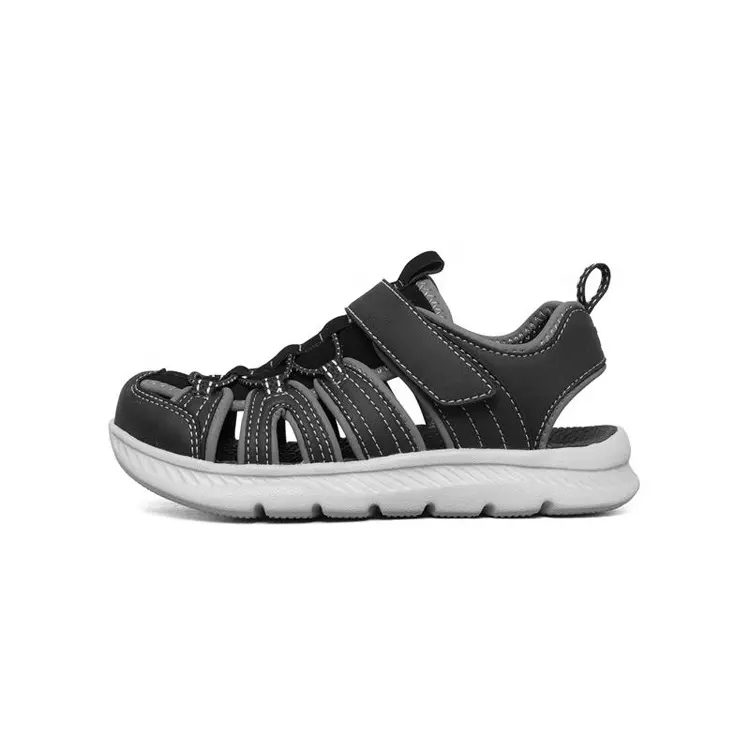 China Brand Customized Light Weight Buckle Strap Boy Girl Summer Outdoor Closed-Toe Sandals