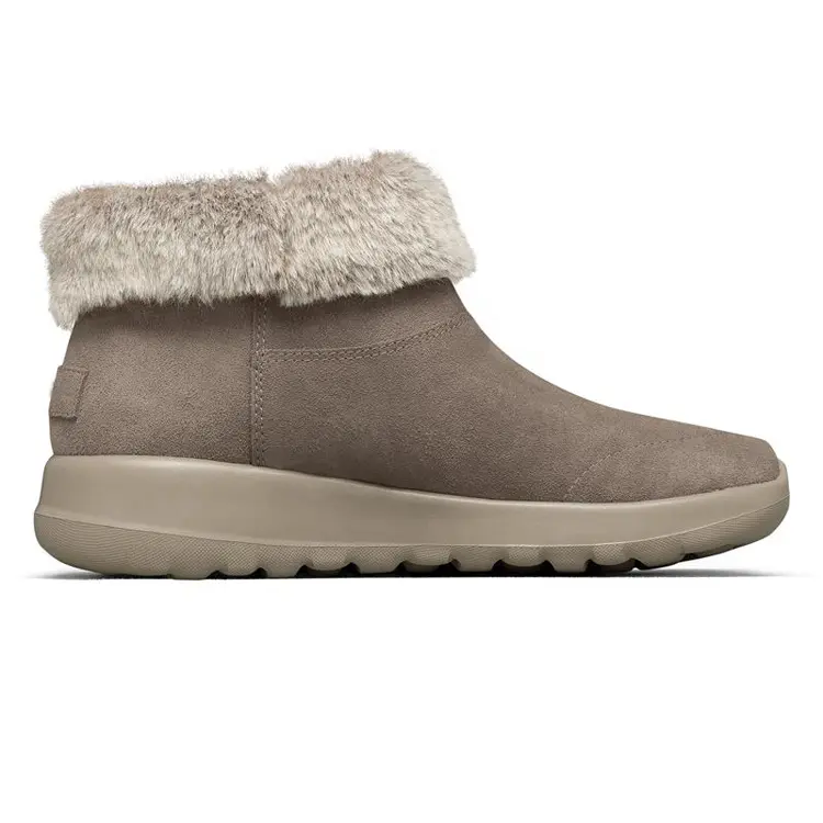China OEM ODM Service New Style Anti Slip Botas Winter Warm Women Snow Shoes With Zip